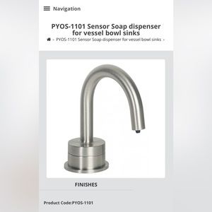 Mac Faucets PYOS-1101 Ultra Modern Sensor Soap Dispenser
